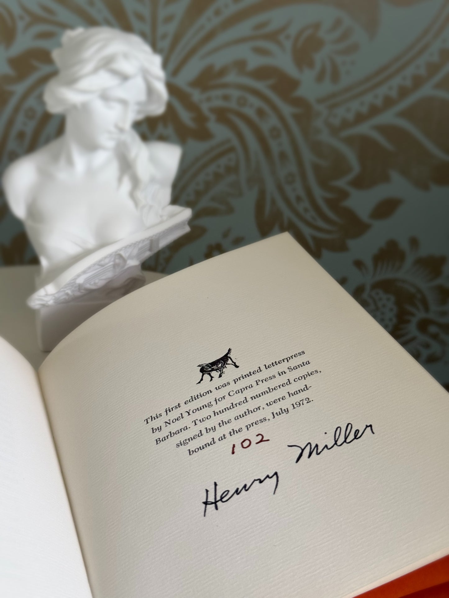 Henry Miller – Signed Limited Editions (1972–1973) | Rare Collection