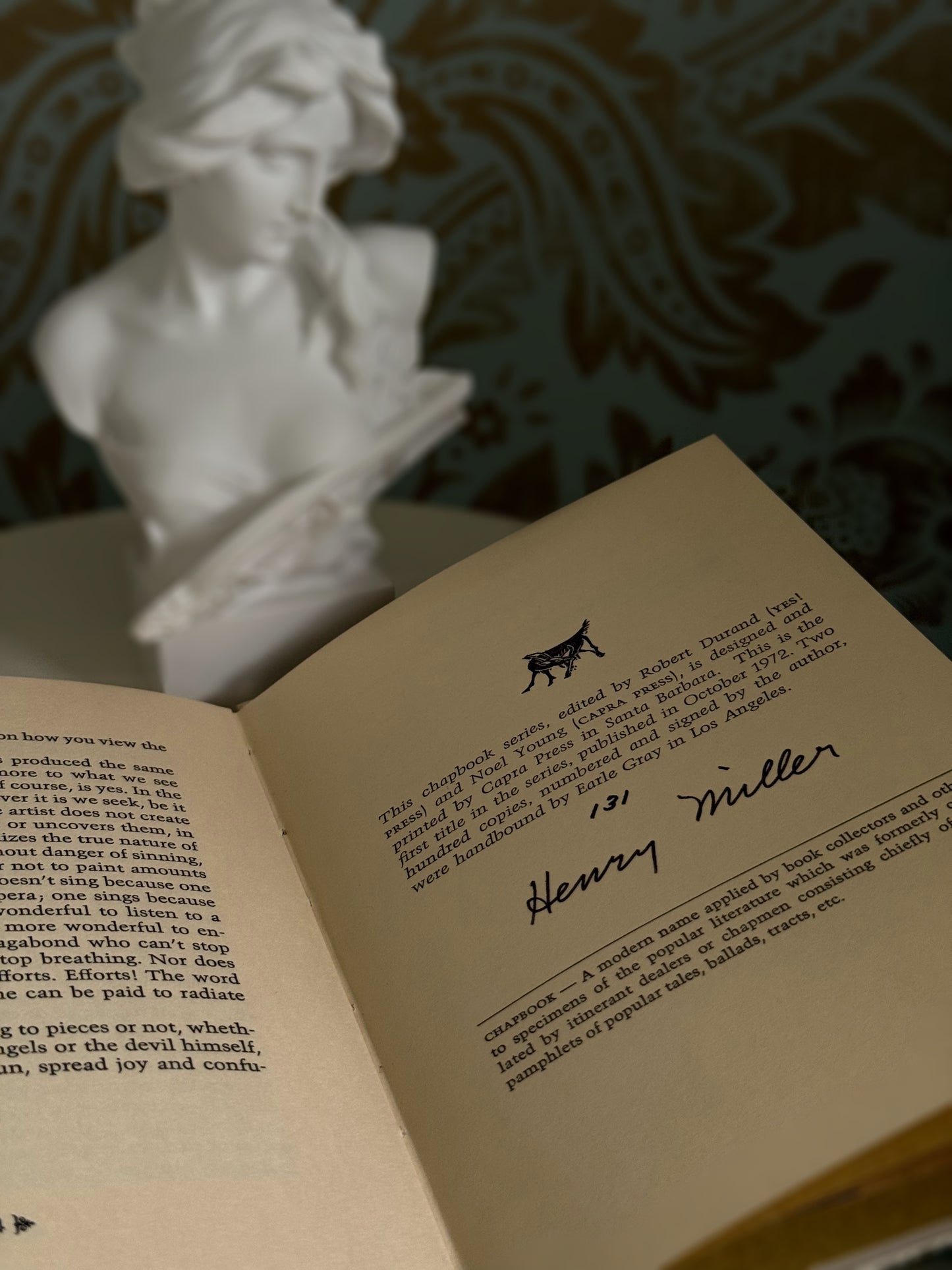Henry Miller – Signed Limited Editions (1972–1973) | Rare Collection